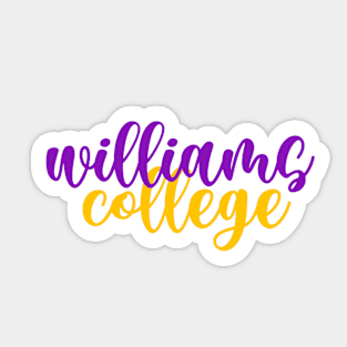 williams college (yellow) Sticker